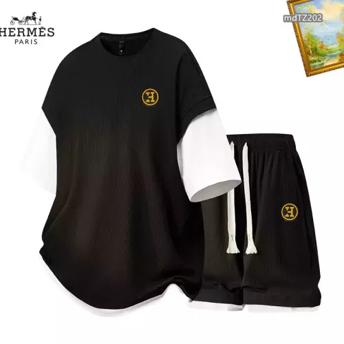 Hermes Tracksuits Short Sleeved For Men #1315445