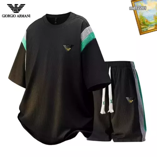 Armani Tracksuits Short Sleeved For Men #1315449