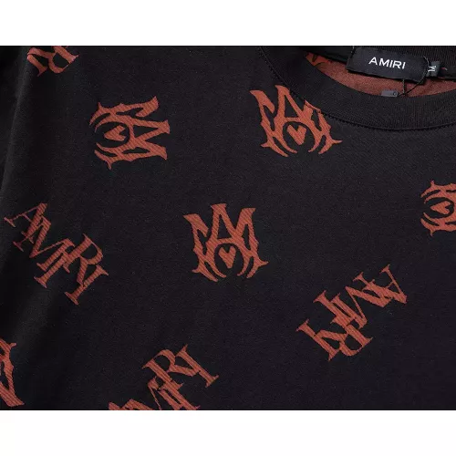 Replica Amiri T-Shirts Short Sleeved For Men #1315545 $25.00 USD for Wholesale