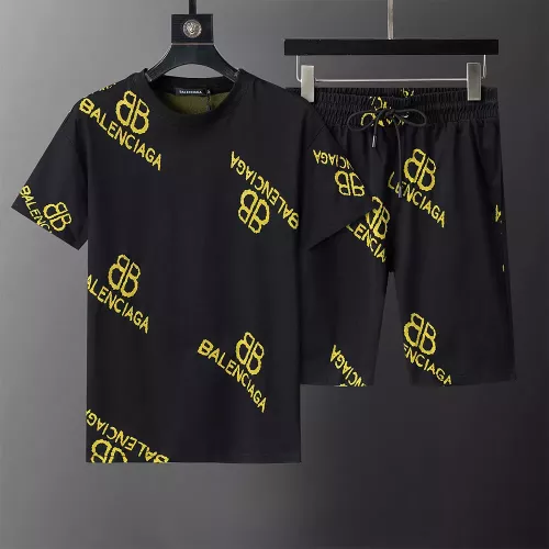 Balenciaga Fashion Tracksuits Short Sleeved For Men #1315556