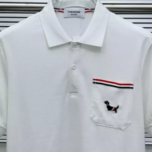 Replica Thom Browne TB T-Shirts Short Sleeved For Men #1315734 $56.00 USD for Wholesale