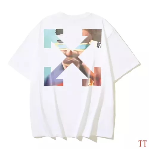 Off-White T-Shirts Short Sleeved For Unisex #1316015