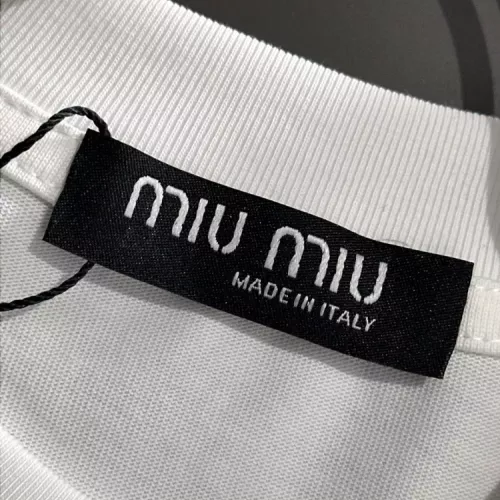 Replica MIU MIU T-Shirts Short Sleeved For Unisex #1316331 $41.00 USD for Wholesale