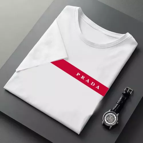 Replica Prada T-Shirts Short Sleeved For Men #1316366 $23.00 USD for Wholesale