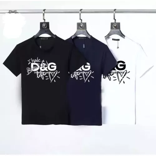 Replica Dolce & Gabbana D&G T-Shirts Short Sleeved For Men #1316390 $23.00 USD for Wholesale