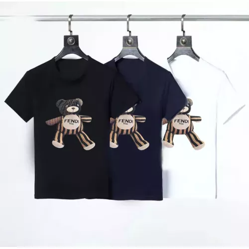 Replica Fendi T-Shirts Short Sleeved For Men #1316433 $23.00 USD for Wholesale