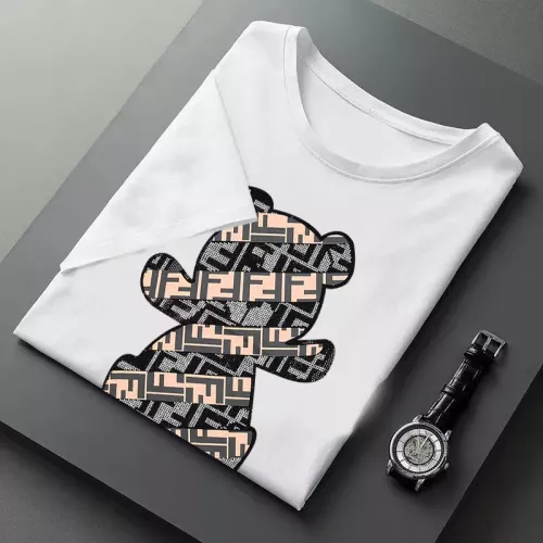 Replica Fendi T-Shirts Short Sleeved For Men #1316434 $23.00 USD for Wholesale