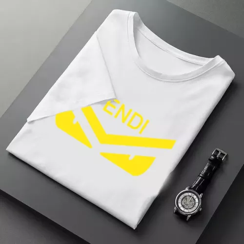 Replica Fendi T-Shirts Short Sleeved For Men #1316440 $23.00 USD for Wholesale