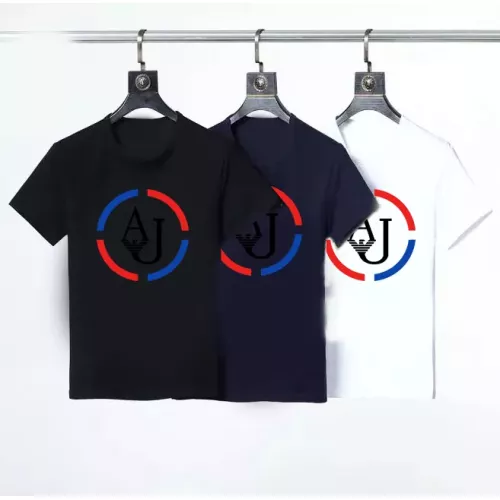 Replica Armani T-Shirts Short Sleeved For Men #1316451 $23.00 USD for Wholesale