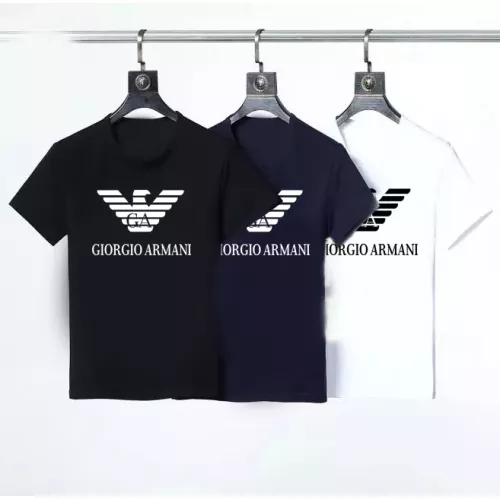 Replica Armani T-Shirts Short Sleeved For Men #1316460 $23.00 USD for Wholesale
