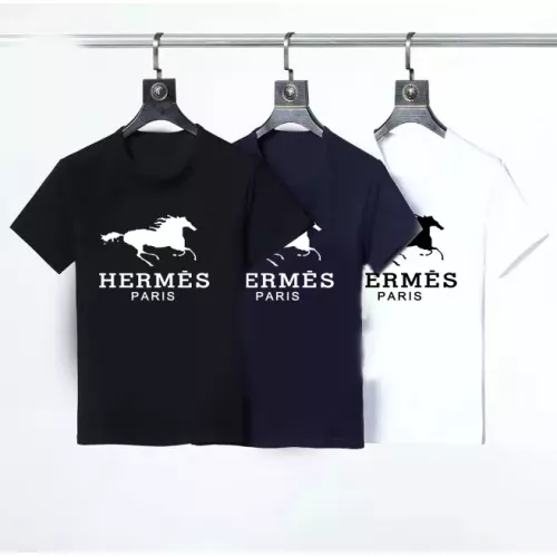 Replica Hermes T-Shirts Short Sleeved For Men #1316470 $23.00 USD for Wholesale