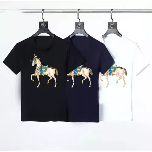Replica Hermes T-Shirts Short Sleeved For Men #1316476 $23.00 USD for Wholesale