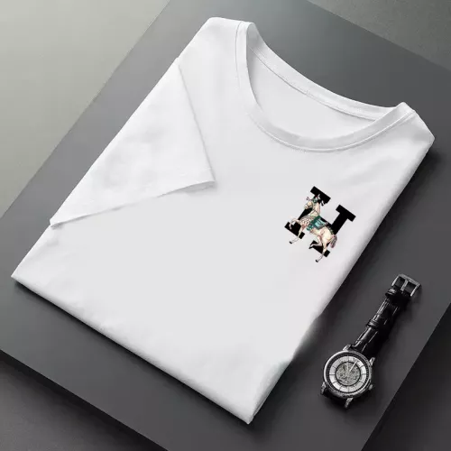 Replica Hermes T-Shirts Short Sleeved For Men #1316482 $23.00 USD for Wholesale