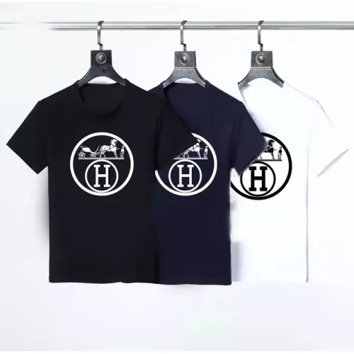 Replica Hermes T-Shirts Short Sleeved For Men #1316487 $23.00 USD for Wholesale