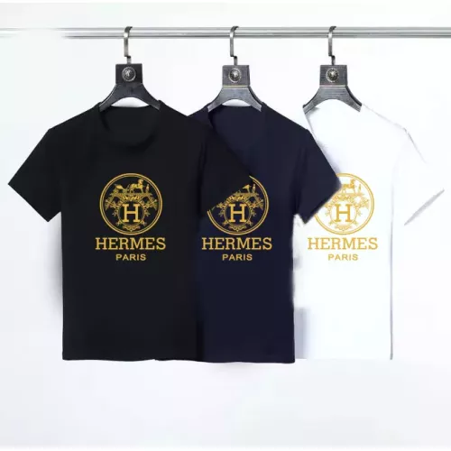 Replica Hermes T-Shirts Short Sleeved For Men #1316488 $23.00 USD for Wholesale
