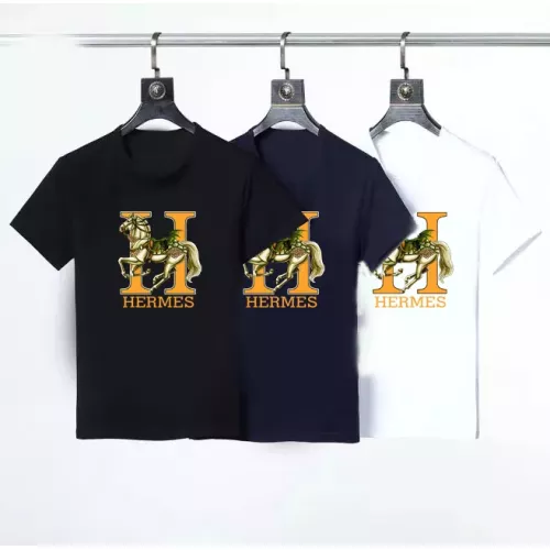 Replica Hermes T-Shirts Short Sleeved For Men #1316492 $23.00 USD for Wholesale