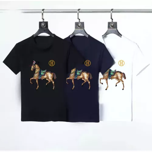 Replica Hermes T-Shirts Short Sleeved For Men #1316517 $23.00 USD for Wholesale