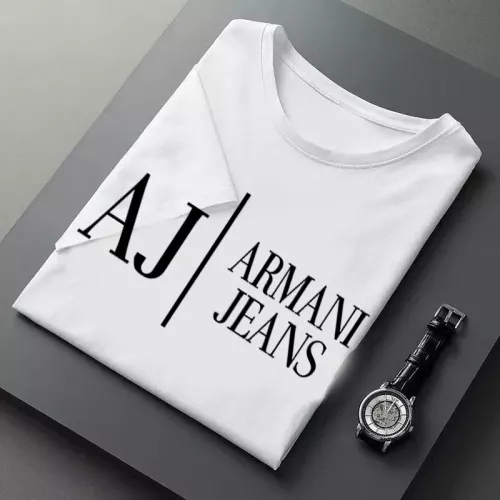 Replica Armani T-Shirts Short Sleeved For Men #1316521 $23.00 USD for Wholesale