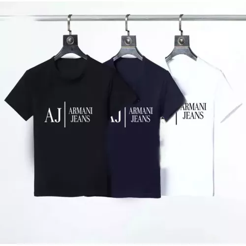 Replica Armani T-Shirts Short Sleeved For Men #1316523 $23.00 USD for Wholesale