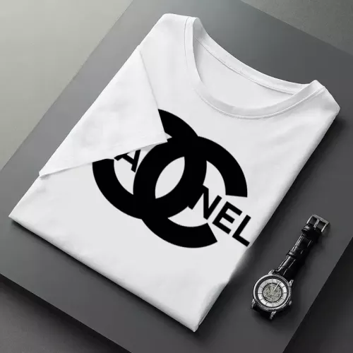 Replica Chanel T-Shirts Short Sleeved For Men #1316525 $23.00 USD for Wholesale
