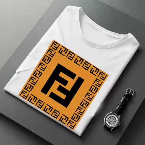 Replica Fendi T-Shirts Short Sleeved For Men #1316534 $23.00 USD for Wholesale