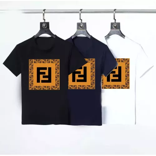 Replica Fendi T-Shirts Short Sleeved For Men #1316534 $23.00 USD for Wholesale