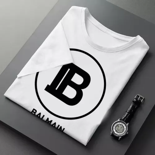 Replica Balmain T-Shirts Short Sleeved For Men #1316540 $23.00 USD for Wholesale