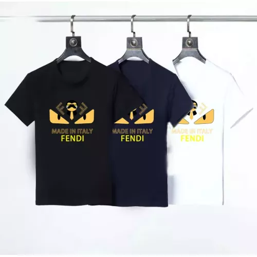 Replica Fendi T-Shirts Short Sleeved For Men #1316556 $23.00 USD for Wholesale