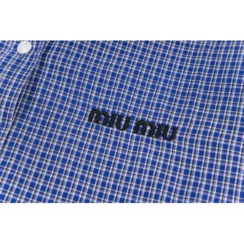 Replica MIU MIU  Shirts Long Sleeved For Unisex #1316649 $48.00 USD for Wholesale