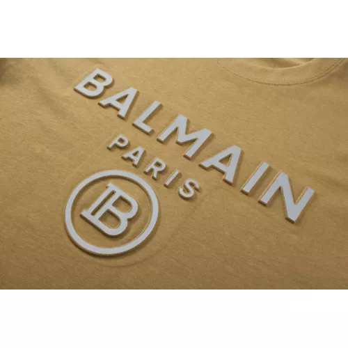 Replica Balmain T-Shirts Short Sleeved For Unisex #1316663 $39.00 USD for Wholesale