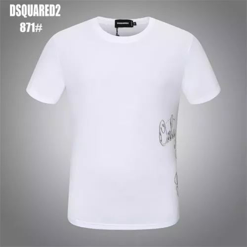 Replica Dsquared T-Shirts Short Sleeved For Men #1316837 $32.00 USD for Wholesale