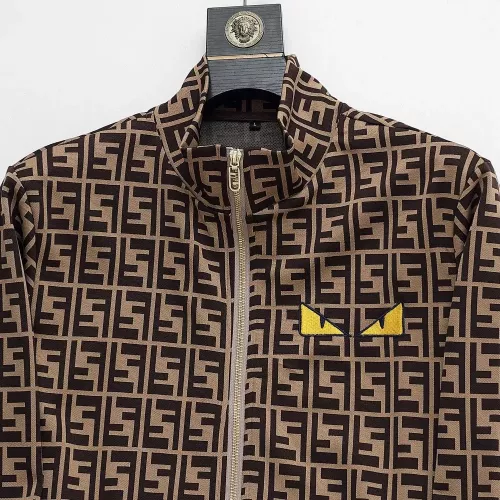 Replica Fendi Tracksuits Long Sleeved For Men #1317061 $88.00 USD for Wholesale