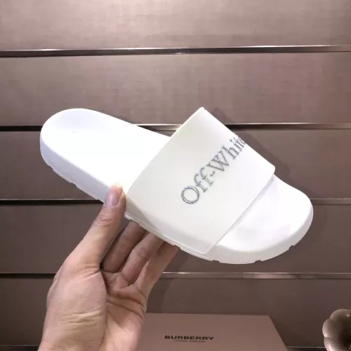 Replica Off-White Slippers For Men #1317141 $56.00 USD for Wholesale