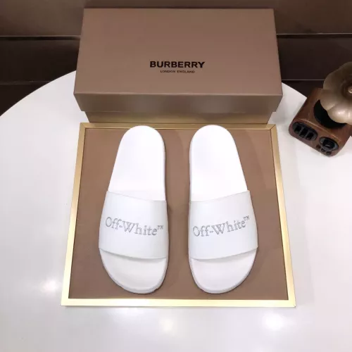 Replica Off-White Slippers For Men #1317141 $56.00 USD for Wholesale