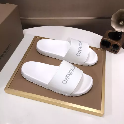 Replica Off-White Slippers For Men #1317141 $56.00 USD for Wholesale