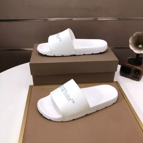 Replica Off-White Slippers For Men #1317141 $56.00 USD for Wholesale