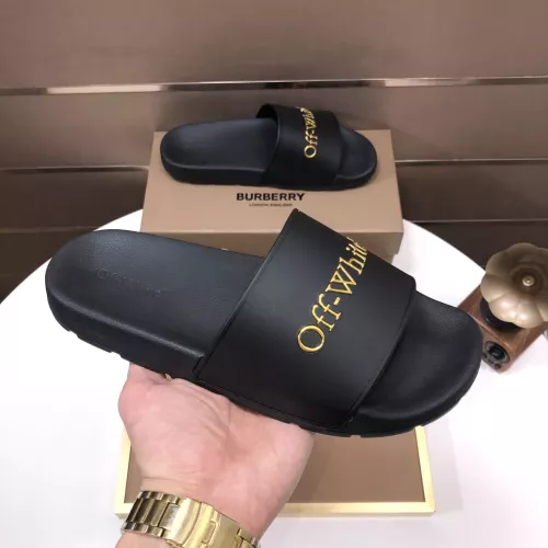 Off-White Slippers For Men #1317143 $56.00 USD, Wholesale Replica Off-White Slippers