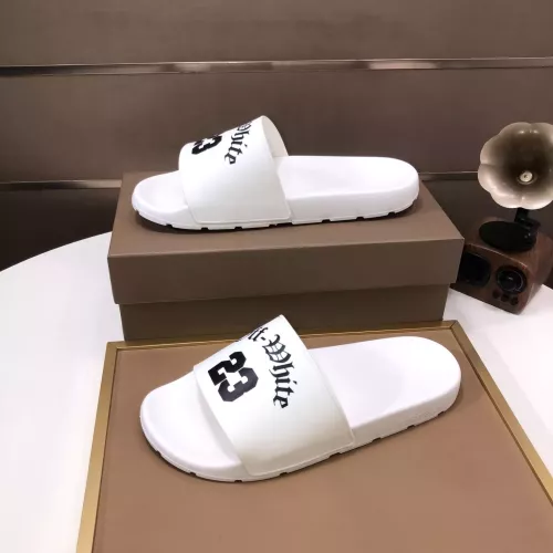 Replica Off-White Slippers For Men #1317144 $56.00 USD for Wholesale