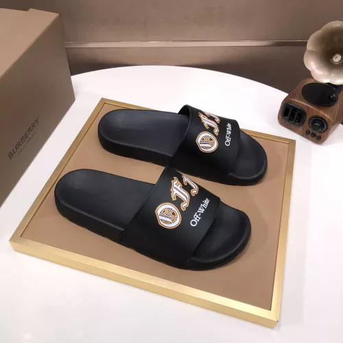 Off-White Slippers For Men #1317146 $56.00 USD, Wholesale Replica Off-White Slippers