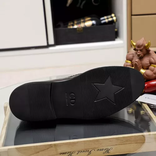 Replica Christian Dior Leather Shoes For Men #1317185 $98.00 USD for Wholesale