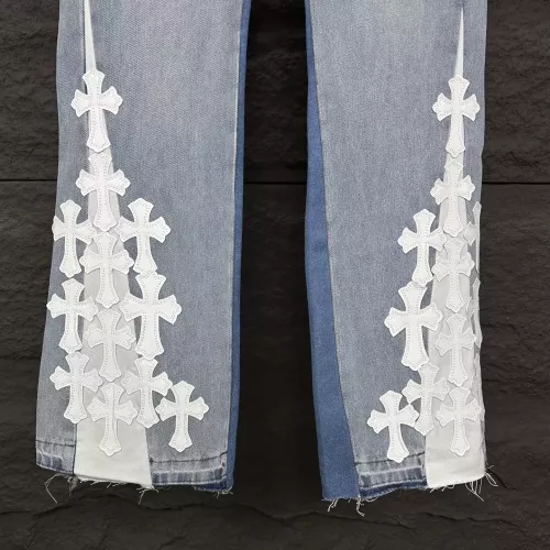 Replica Chrome Hearts Jeans For Men #1317247 $60.00 USD for Wholesale
