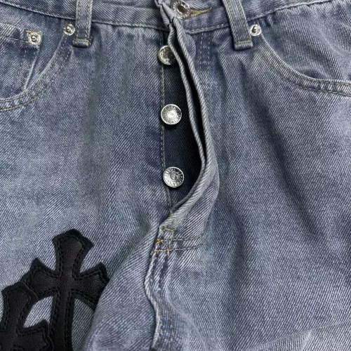 Replica Chrome Hearts Jeans For Men #1317248 $60.00 USD for Wholesale