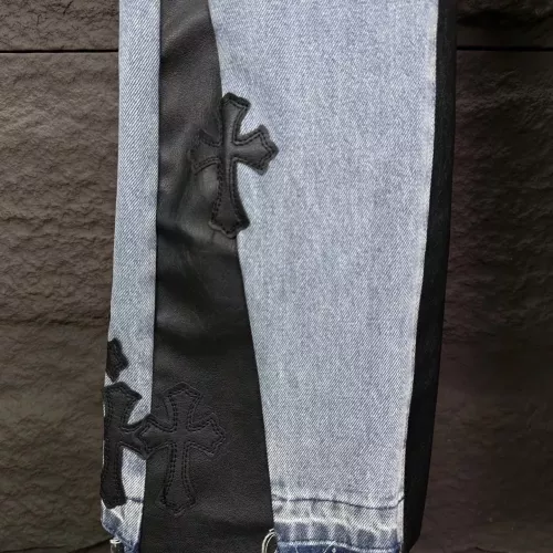 Replica Chrome Hearts Jeans For Men #1317248 $60.00 USD for Wholesale