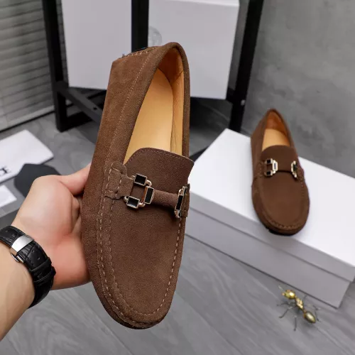 Replica Versace Leather Shoes For Men #1317279 $76.00 USD for Wholesale