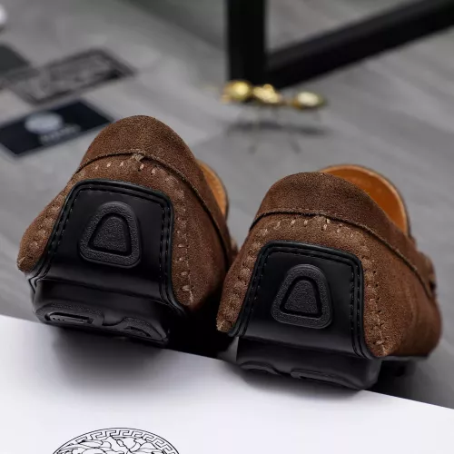 Replica Versace Leather Shoes For Men #1317279 $76.00 USD for Wholesale