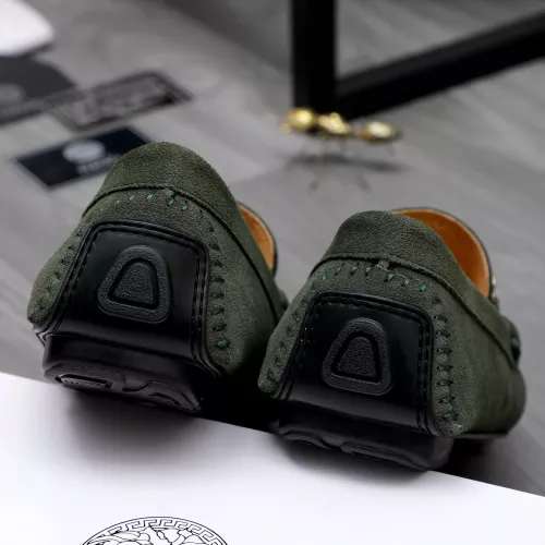 Replica Versace Leather Shoes For Men #1317282 $76.00 USD for Wholesale
