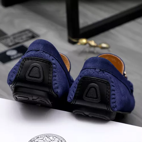 Replica Versace Leather Shoes For Men #1317283 $76.00 USD for Wholesale
