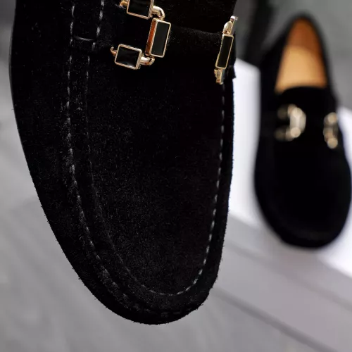 Replica Versace Leather Shoes For Men #1317285 $76.00 USD for Wholesale