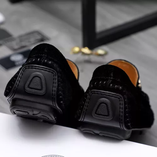 Replica Versace Leather Shoes For Men #1317285 $76.00 USD for Wholesale