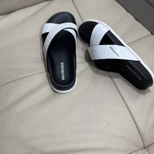 Replica Balenciaga Slippers For Men #1317345 $52.00 USD for Wholesale
